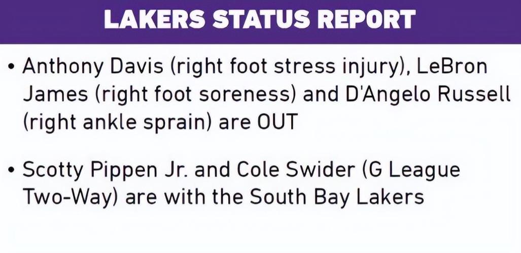 NBA / 關鍵卡位戰能靠誰?湖人官宣戴維斯因傷缺戰雷霆!詹皇羅素也不打!湖人凶多吉少-黑特籃球-NBA新聞影音圖片分享社區