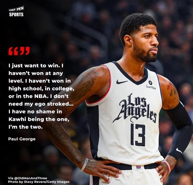 NBA / 我就適合做二當家!喬治承認自己無法勝任老大:在威少身邊我曾打出了最佳表現!-黑特籃球-NBA新聞影音圖片分享社區