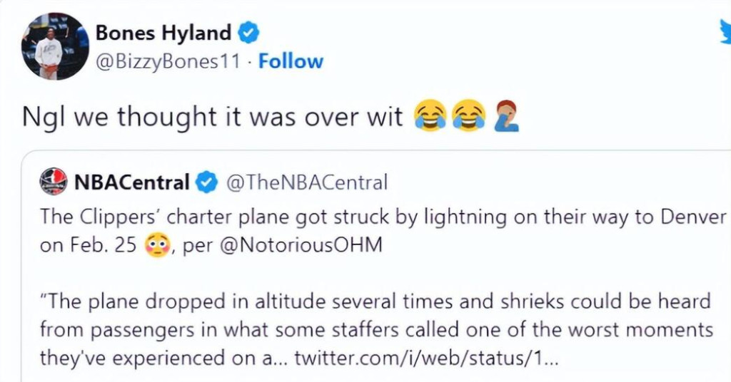 NBA / 喬治曝「快艇包機被閃電擊中」細節:當時就像自由落體往下掉,已經想發告別短訊了!-黑特籃球-NBA新聞影音圖片分享社區