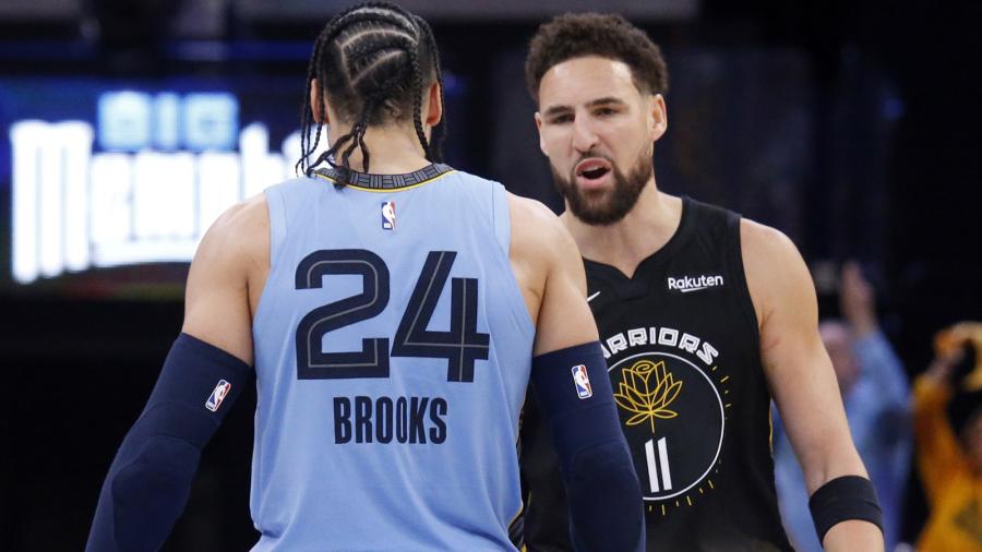 Klay Thompson tears down Dillon Brooks' legacy with blunt prediction - NBC Sports Bay Area