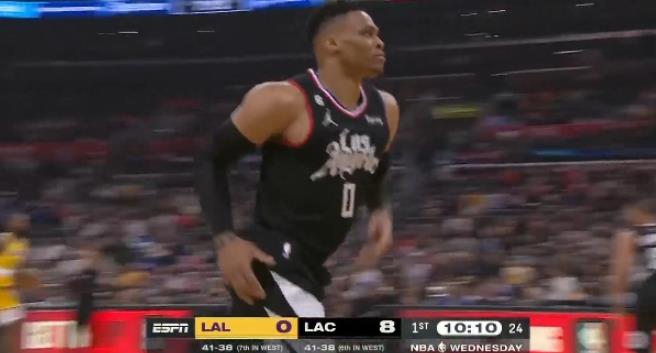 NBA / 【影片】陌生得令湖人可怕!威少回應詹姆斯放空!三分中投全部穩穩命中!-黑特籃球-NBA新聞影音圖片分享社區