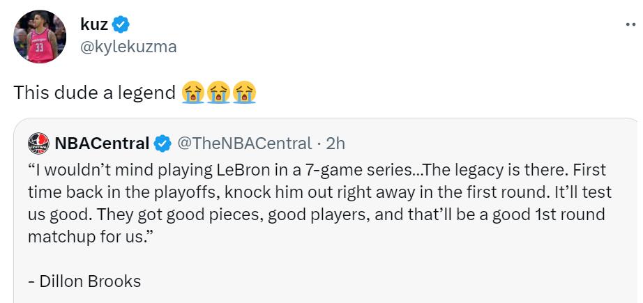 NBA / 狄龍將矛頭對準詹姆斯!瘋狂挑釁:詹姆斯的成就毋庸置疑,但我不介意首輪淘汰湖人!-黑特籃球-NBA新聞影音圖片分享社區