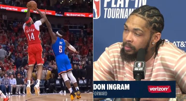 NBA / 【影片】關鍵三分判罰引爭議!賽後Ingram吐槽裁判:他碰了我的手肘,但沒有響哨!-黑特籃球-NBA新聞影音圖片分享社區
