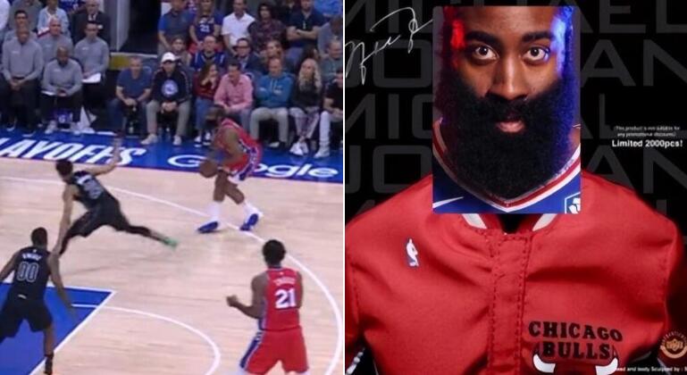 NBA / 季後賽哈登沒有水!23分13助刷爆紀錄,美媒PS喬丹附體:晃飛DDV一幕引熱議!(影)-黑特籃球-NBA新聞影音圖片分享社區