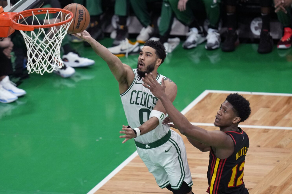 Hawks Celtics Basketball