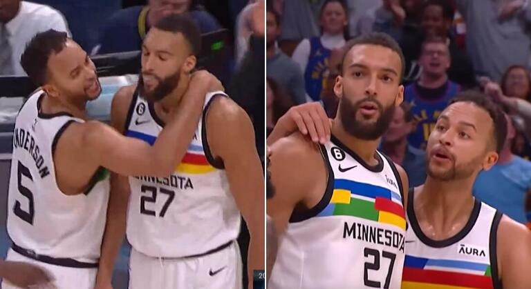 NBA / 【影片】還是好兄弟!戈貝爾連吃犯規怒噴裁判,安德森第一時間上前抱住勸其冷靜,直言球隊需要他!-黑特籃球-NBA新聞影音圖片分享社區
