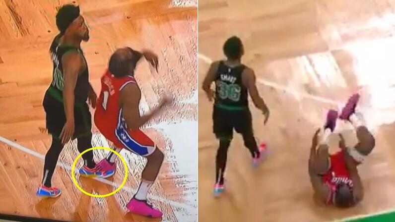 NBA / 【影片】哈登狂轟45分卻險些受傷!遭聰明哥墊腳太危險,美媒吐槽:這個動作居然沒有犯規?-黑特籃球-NBA新聞影音圖片分享社區