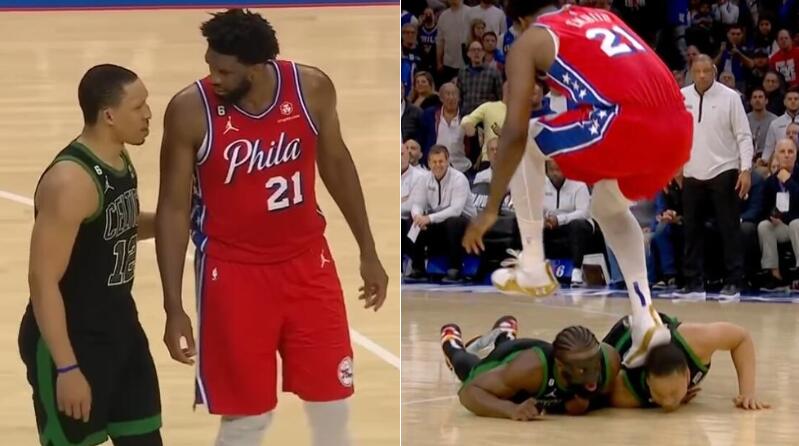 NBA / 【影片】恩比德踩頭一幕後續!主動向格威致歉,後者也大度回應恩比德表示理解!-黑特籃球-NBA新聞影音圖片分享社區