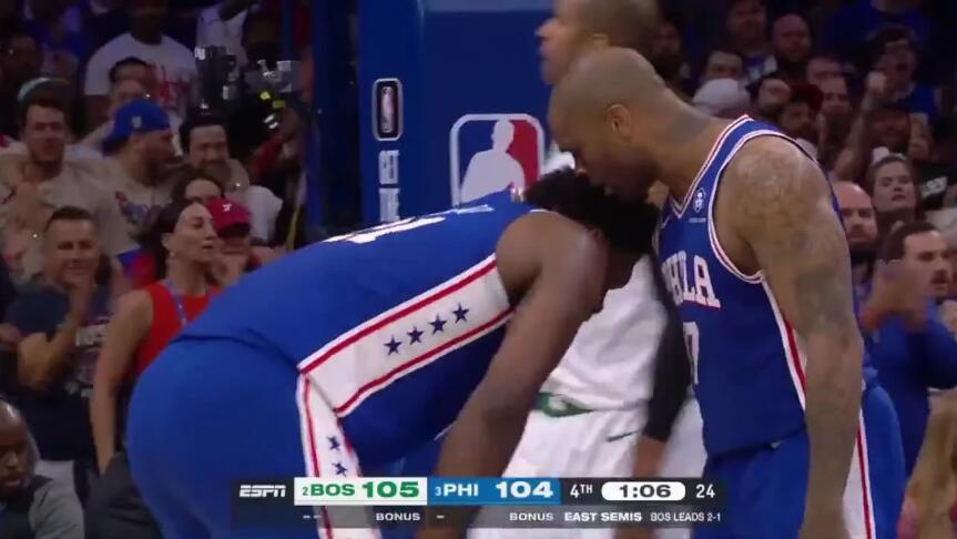 NBA / 【影片】硬漢本色!關鍵2+1全場歡呼,怒吼喚醒恩比德,76人簽下他賺大了!-黑特籃球-NBA新聞影音圖片分享社區