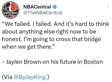 NBA / 搶七出局布朗成綠軍「戰犯」!賽後塔圖姆仍力保兄弟,放話必須留人!-黑特籃球-NBA新聞影音圖片分享社區