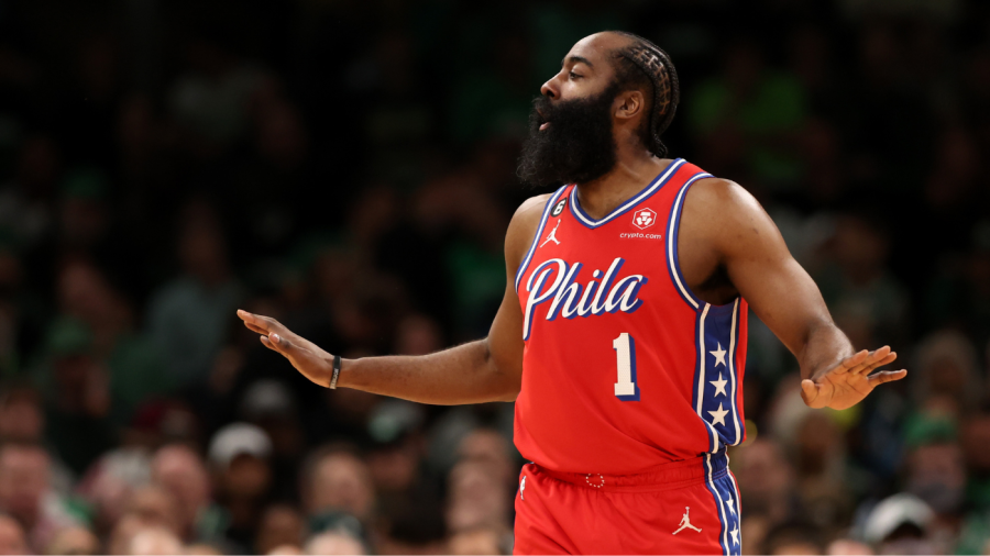 James Harden leads 76ers to improbable 119-115 victory over Celtics in Game  1 without Joel Embiid; takeaways - CBSSports.com