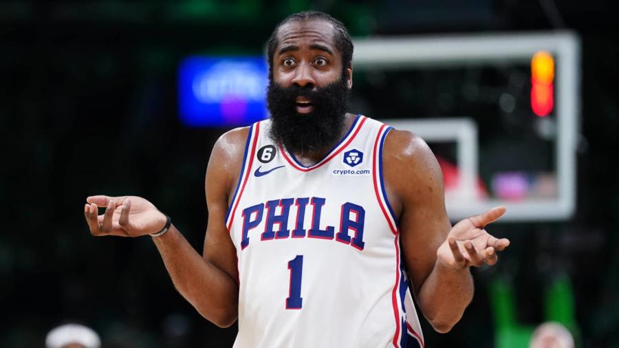 James Harden again shows he isn't the star to help 76ers, Joel Embiid win a  title | Yardbarker