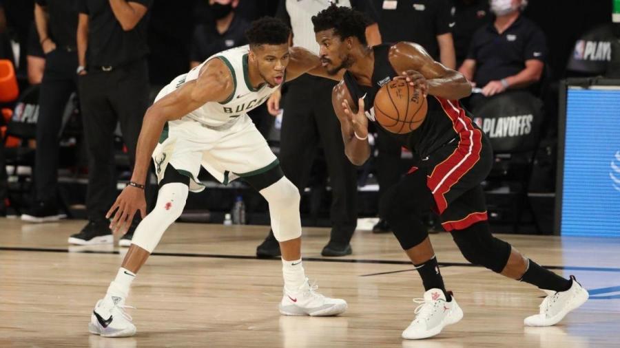 Jimmy Butler likes Giannis Antetokounmpo's decision to re-sign with Bucks:  'I want to go up against the best' - CBSSports.com