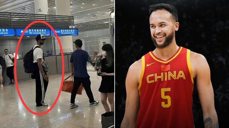 媒體人曬圖：李凱爾已經抵達中國上海機場，大概率去辦理歸化手續！