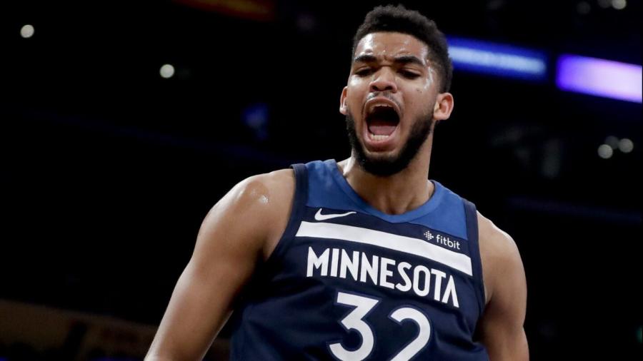Karl-Anthony Towns feeling the love as Timberwolves beat Lakers - NBC Sports