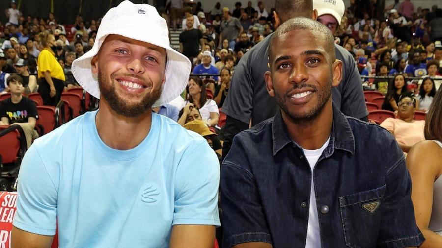 New teammates Steph Curry, Chris Paul enjoy some NBA summer league - ESPN  Video