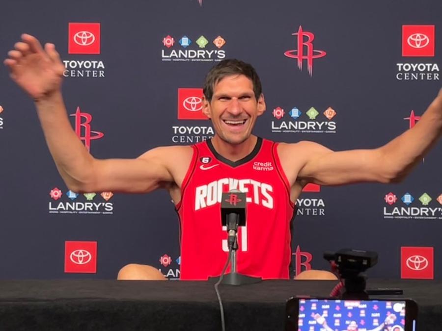 Boban Marjanovic excited for veteran leadership role in Houston