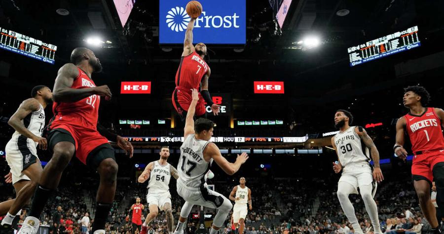 Houston Rockets top San Antonio Spurs, stay unbeaten in preseason