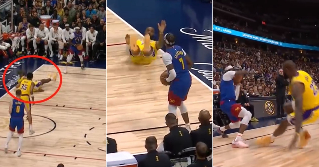 NBA / 【影片】傑克森試探步「踩倒」詹姆斯！下一秒三分命中，讓主場嗨翻