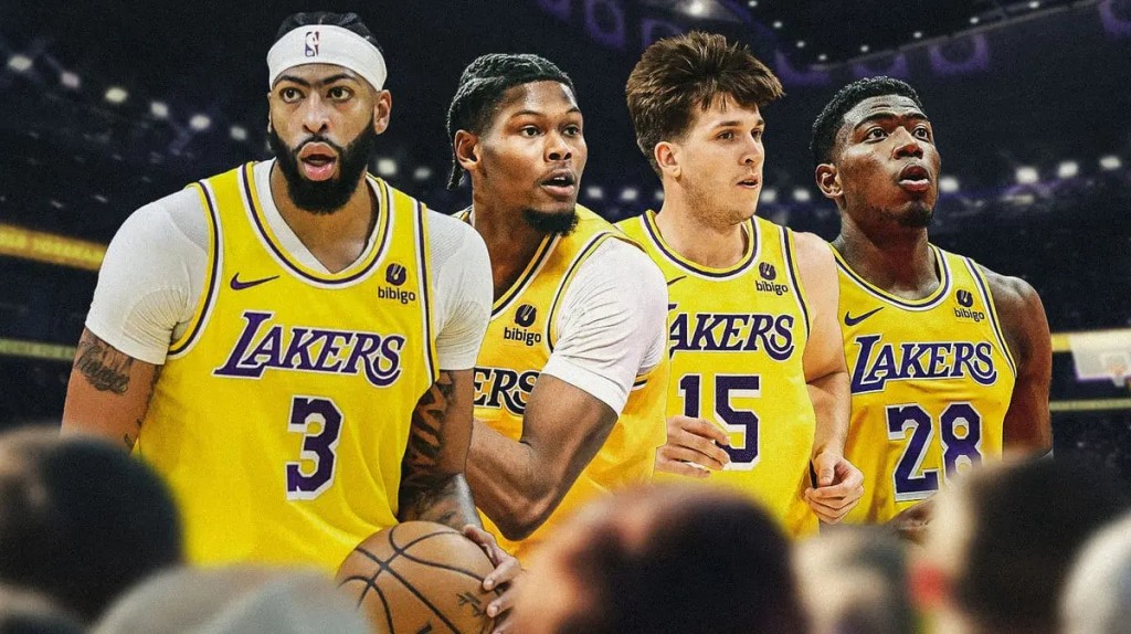 lakers-anthony-davis-cam-reddish-austin-reaves-taurean-prince
