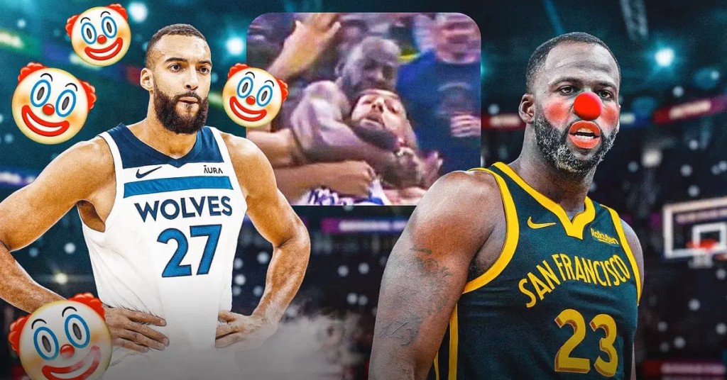 Timberwolves-Rudy-Gobert-eviscerates-clown-Draymond-Green-over-chokehold (1)