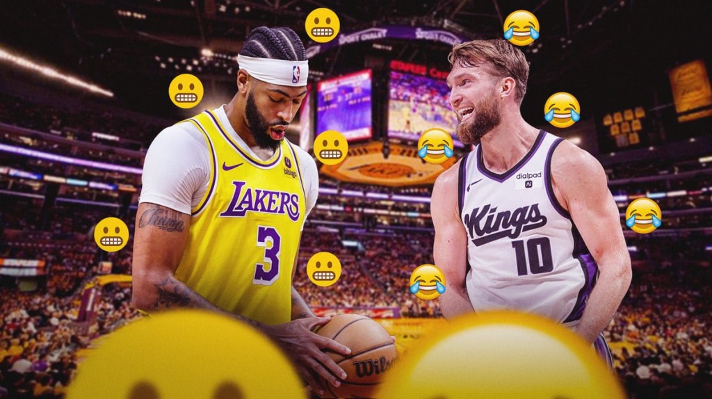 Lakers-Anthony-Davis-slapped-with-Domantas-Sabonis-trolling-after-putrid-night-vs.-Kings