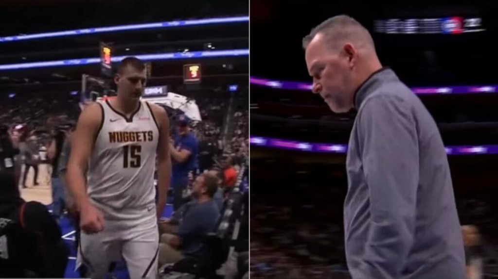 NBA / 【影片】主帥不在我也不打了!金塊核心約基奇+馬龍:均瘋狂抱怨判罰,累計兩T雙雙被驅逐!-黑特籃球-NBA新聞影音圖片分享社區