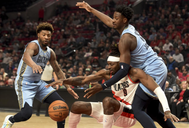 Memphis beats Portland 112-100 for first win of the season
