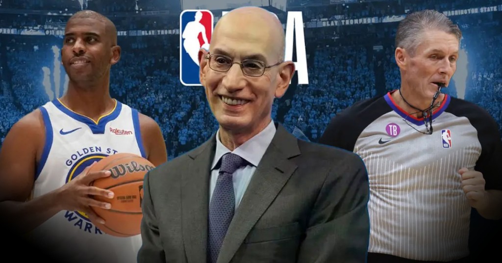 NBA-Commissioner-Adam-Silver-Breaks-Silence-On-Chris-Paul-Scott-Foster-Feud