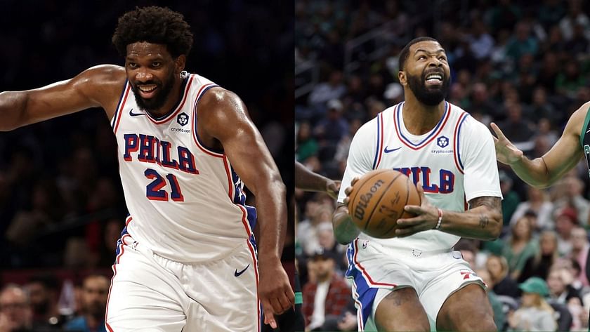 He puts his body on the line every night" - Marcus Morris hails Joel Embiid  after 76ers superstar's 50-point game