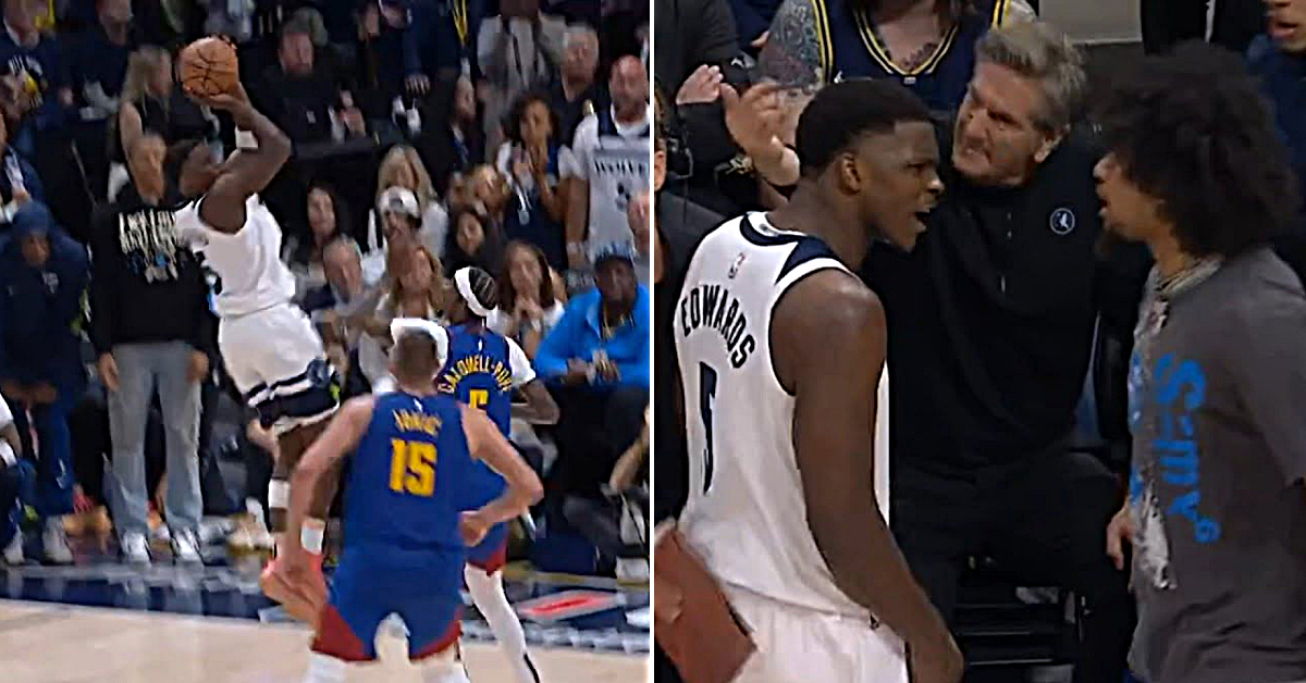 NBA / 愛德華茲猛砍43分打爆金塊防線！連秀高難度進球太像喬丹，看人吃T一幕惹爭議（影） - 黑特籃球-NBA新聞影音圖片分享社區